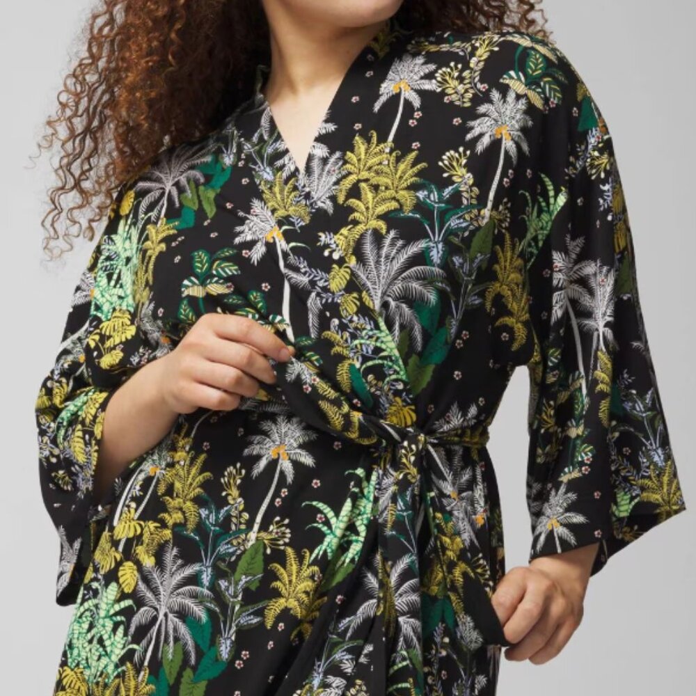 NWT Soma COOL NIGHTS Kimono Short Robe - Picture 4 of 6